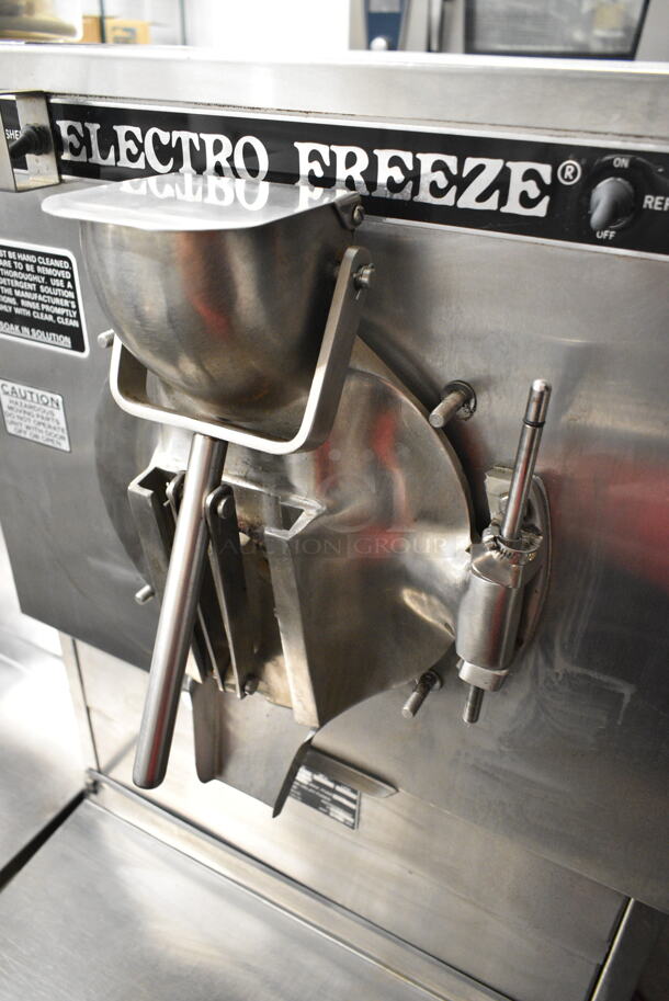 Electro Freeze FT-1 Stainless Steel Commercial Floor Style Water Cooled Batch Freezer on Commercial Casters. 230 Volts, 1 Phase. - Image 5 of 11