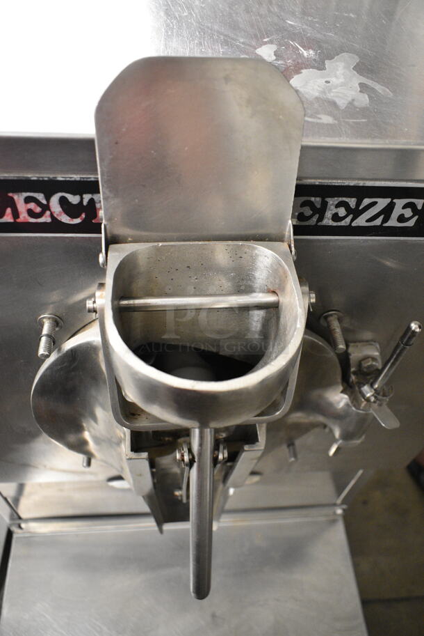 Electro Freeze FT-1 Stainless Steel Commercial Floor Style Water Cooled Batch Freezer on Commercial Casters. 230 Volts, 1 Phase. - Image 8 of 11