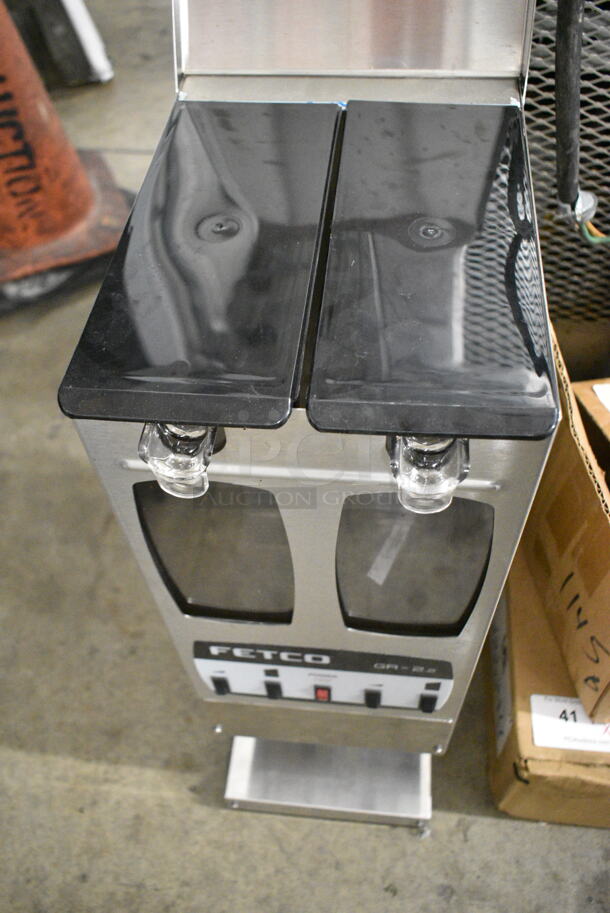 Fetco GR-2 Stainless Steel Commercial Countertop Coffee Bean Grinder. 120 Volts, 1 Phase. Tested and Working! - Image 2 of 8