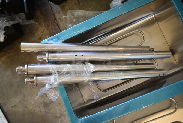BRAND NEW SCRATCH AND DENT! 2023 Avantco 177STE3S Stainless Steel Three Pan Open Well Electric Steam Table with Undershelf. 120 Volts, 1 Phase.  - Image 8 of 12