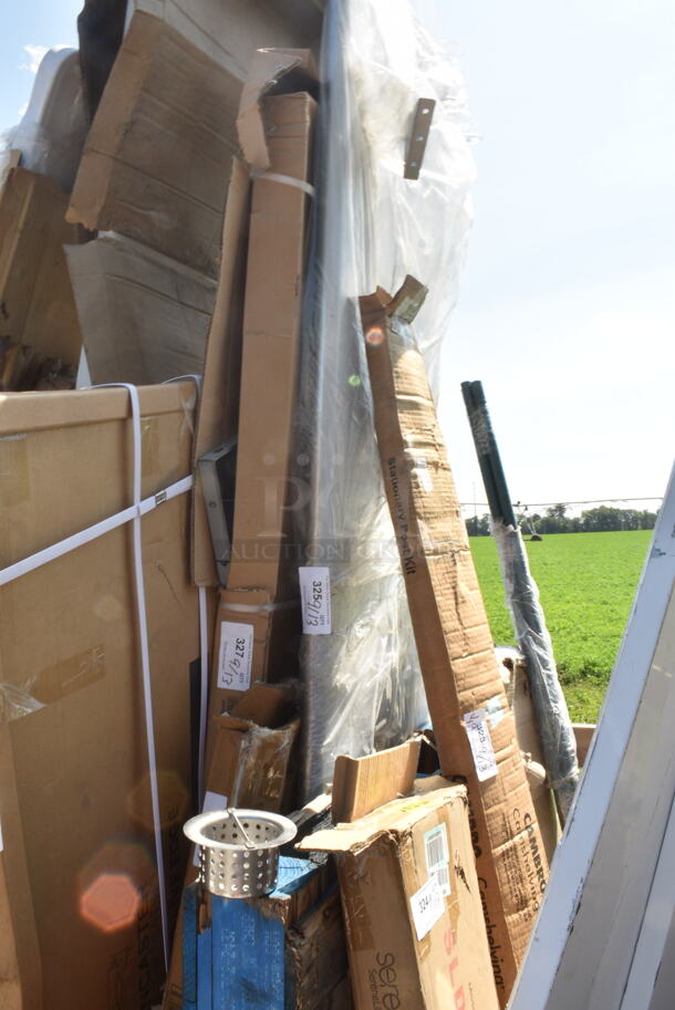 9 BRAND NEW SCRATCH AND DENT! Items Including Camshelving, Stationary Post Kit. 9 Times Your Bid! May Be Missing Pieces.  - Image 5 of 5