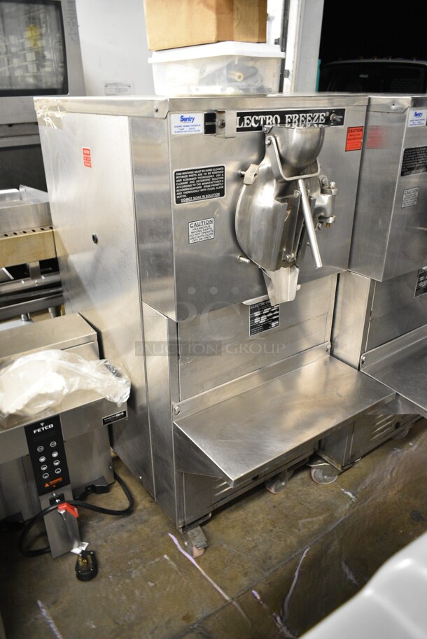 Electro Freeze FT-1 Stainless Steel Commercial Floor Style Water Cooled Batch Freezer on Commercial Casters. 230 Volts, 1 Phase. - Image 2 of 12