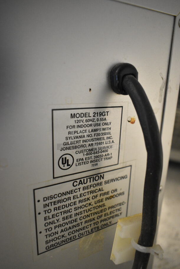 2 Gilbert 219GT Bug Zappers. 120 Volts, 1 Phase. 2 Times Your Bid! Tested and Working! - Image 6 of 7