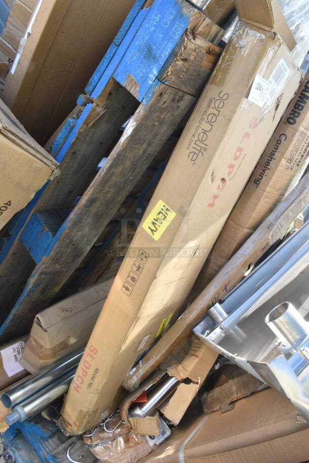 BRAND NEW SCRATCH AND DENT! SereneLife SLDPCH Professional Dancing Pole. May Be Missing Pieces.  - Image 2 of 3