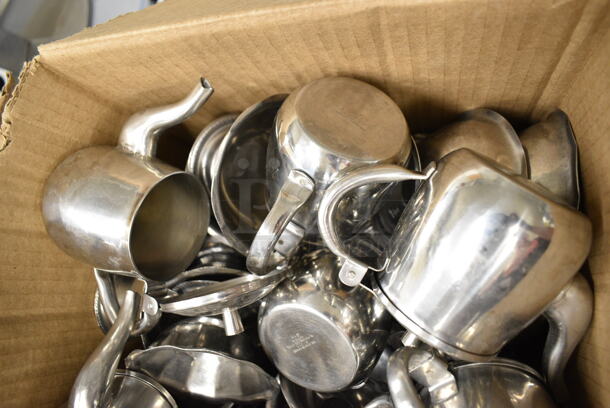 ALL ONE MONEY! Lot of Approximately 7 Metal Mini Pitchers and 33 Metal Footed Mini Bowls - Image 4 of 9