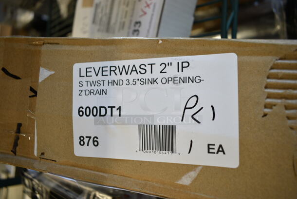 BRAND NEW SCRATCH AND DENT! Regency 600DT1 Twist Handle Waste Valve - 3 1/2" Sink Opening - Image 3 of 3