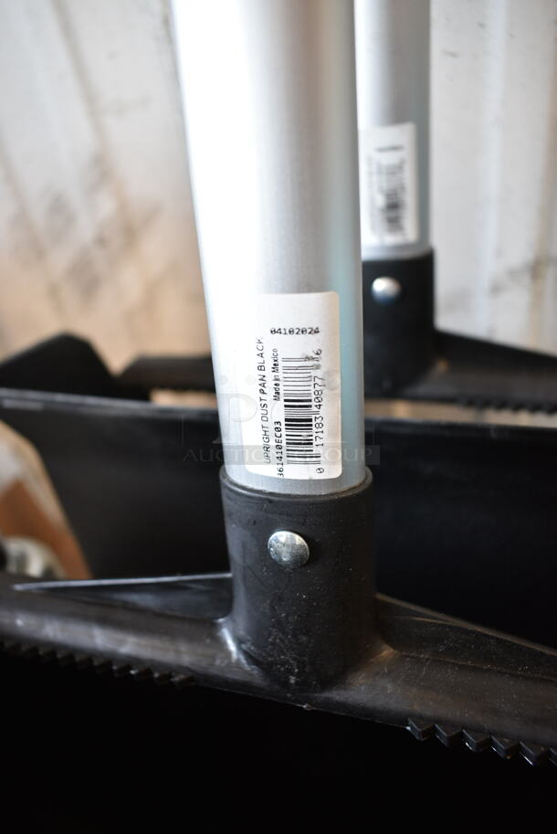 5 BRAND NEW SCRATCH AND DENT! Spartan 361410EC 12" Black Upright Dustpan with 30" Aluminum Handle. 5 Times Your Bid!  - Image 7 of 7
