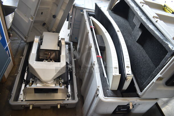 AVL Technologies 1296 TracStar Mobile Satellite Station in 2 Gray Boxes - Image 4 of 10