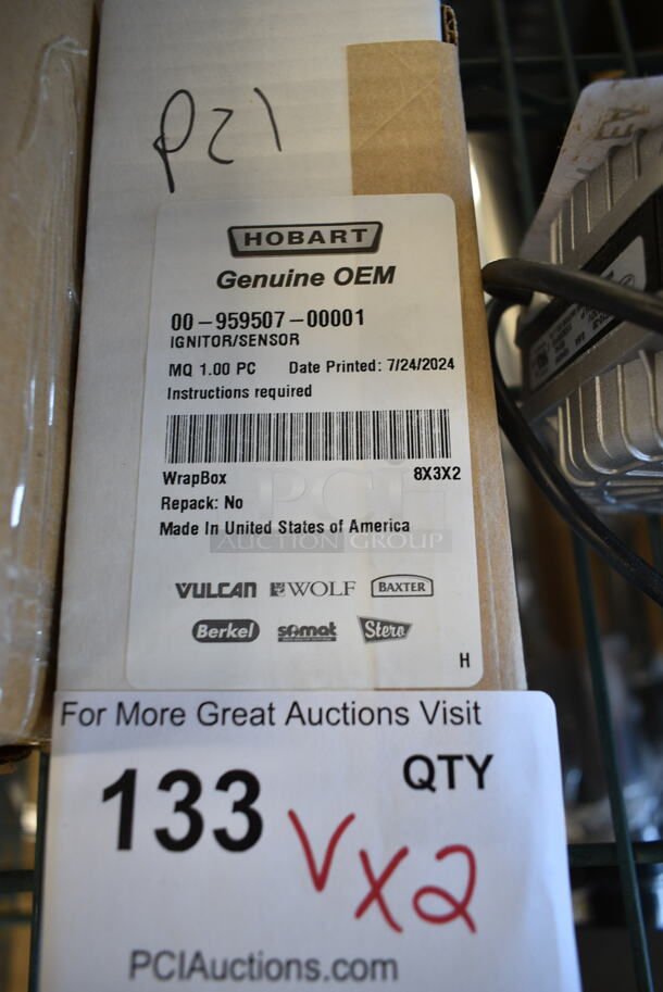 2 BRAND NEW SCRATCH AND DENT! Items Including Hobart 00-959507-00001 Ignitor and Avantco 17810032 Fan Motor. 2 Times Your Bid!  - Image 3 of 4