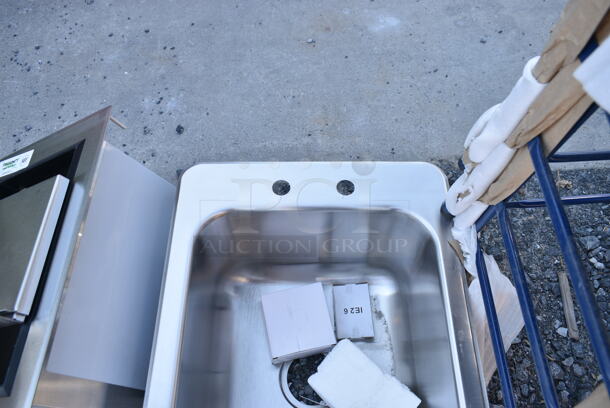 BRAND NEW SCRATCH AND DENT! Stainless Steel Single Bay Drop In Sink.  - Image 5 of 7