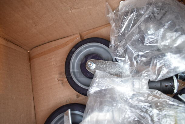 BRAND NEW SCRATCH AND DENT! Lot of 4 Commercial Casters.  - Image 4 of 8
