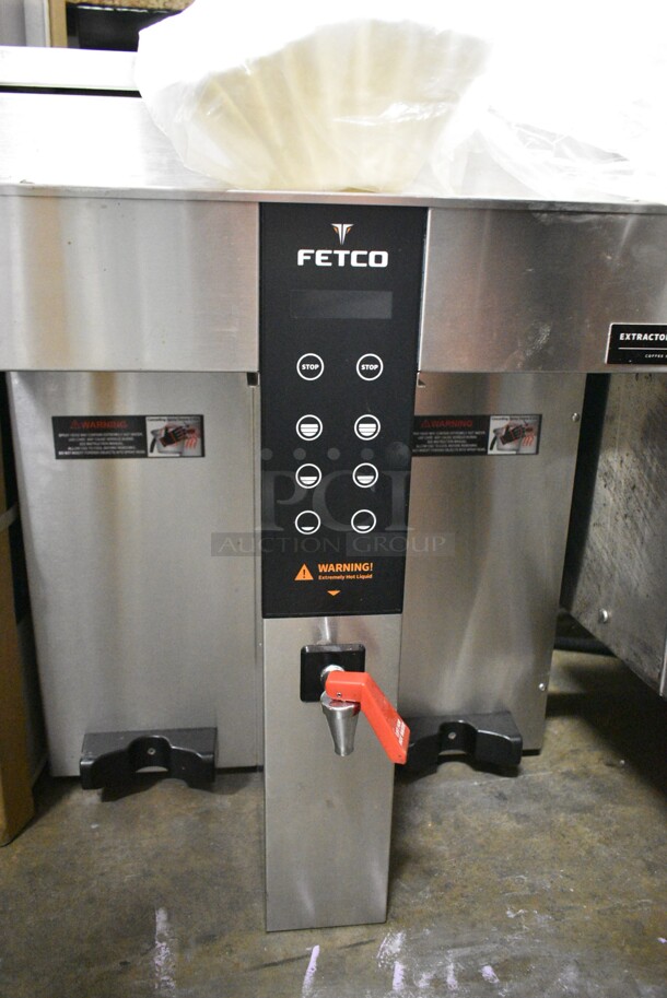 Fetco CBS-1232 Stainless Steel Commercial Countertop Coffee Machine w/ Hot Water Dispenser. 208-240 Volts, 1 Phase.  - Image 2 of 6