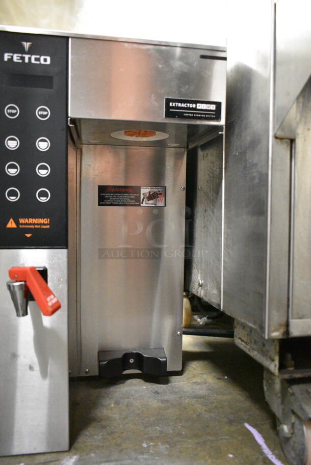 Fetco CBS-1232 Stainless Steel Commercial Countertop Coffee Machine w/ Hot Water Dispenser. 208-240 Volts, 1 Phase.  - Image 4 of 6