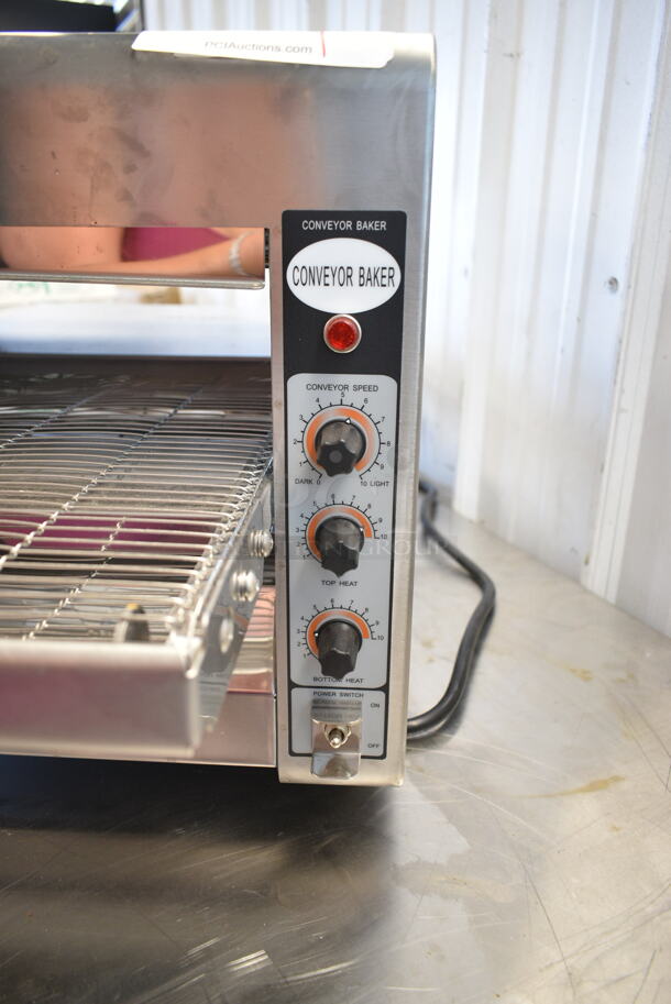 BRAND NEW SCRATCH AND DENT! 2023 Omcan TS-7000 Stainless Steel Commercial Countertop Conveyor Oven. 240 Volts. - Image 4 of 8