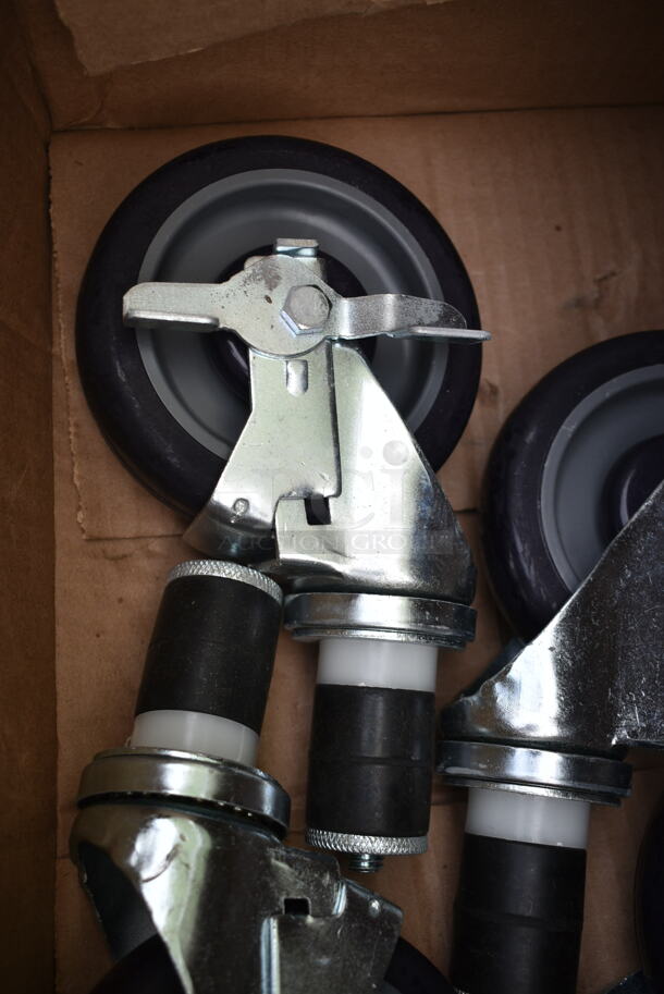 BRAND NEW SCRATCH AND DENT! Lot of 4 Commercial Casters.  - Image 7 of 8