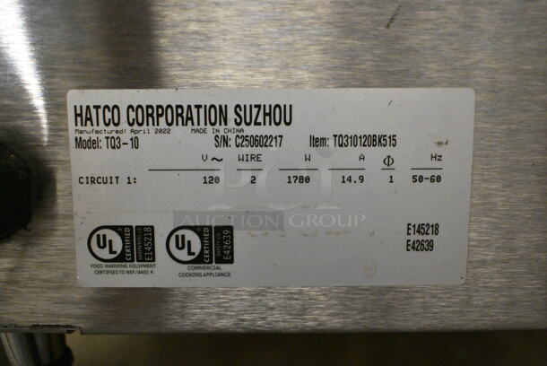 Hatco TQ3-10 Metal Commercial Countertop Toast Qwik Conveyor Toaster Oven. 120 Volts, 1 Phase. Tested and Working! - Image 6 of 6