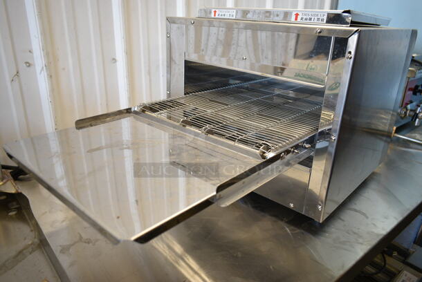 BRAND NEW SCRATCH AND DENT! 2023 Omcan TS-7000 Stainless Steel Commercial Countertop Conveyor Oven. 240 Volts. - Image 6 of 8