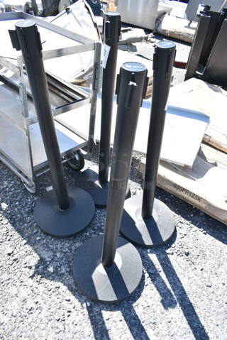 4 Montour Line Stanchions. 4 Times Your Bid! 