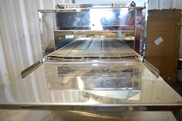 BRAND NEW SCRATCH AND DENT! 2023 Omcan TS-7000 Stainless Steel Commercial Countertop Conveyor Oven. 240 Volts. - Image 7 of 8