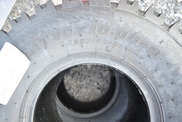 2 BRAND NEW T20X10.00-9 250/50-9 Tires. 2 Times Your Bid! - Image 3 of 7