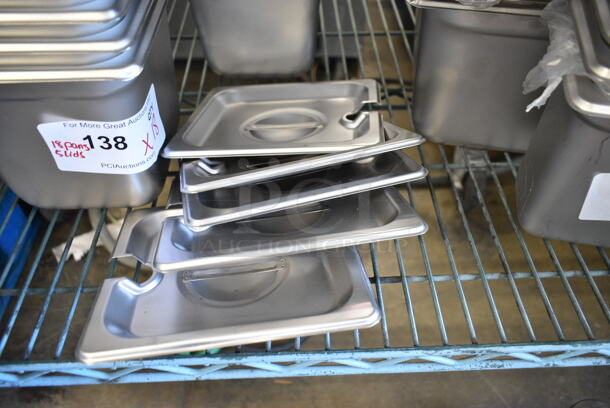 18 BRAND NEW SCRATCH AND DENT! Stainless Steel Items Including 5 4070260 Choice 1/6 Size Stainless Steel Slotted Steam Table / Hotel Pan Cover, 4070669 Choice 1/6 Size 6" Deep 24 Gauge Anti-Jam Stainless Steel Steam Table / Hotel Pan. 18 Times Your Bid!  - Image 3 of 8