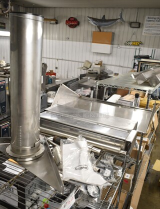 ALL ONE MONEY! Tier Lot of Various Metal Items Including Cup Dispenser, Legs, Prep Table Lid Piece,  