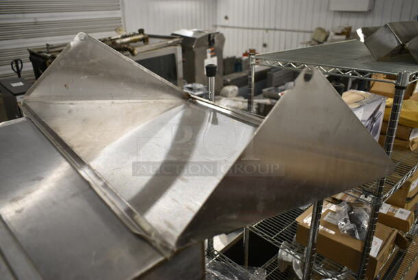 ALL ONE MONEY! Tier Lot of Various Metal Items Including Cup Dispenser, Legs, Prep Table Lid Piece,   - Image 3 of 12