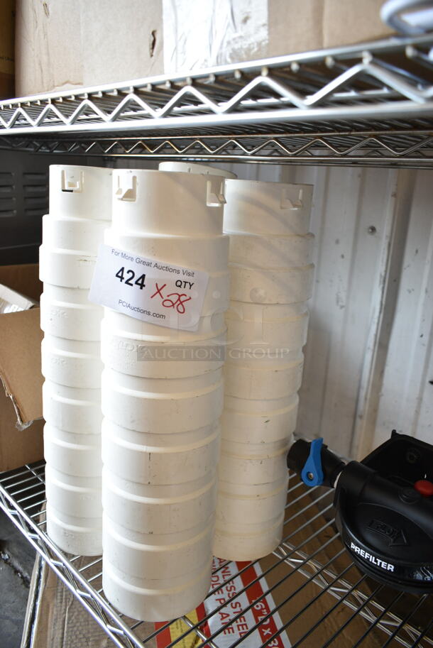 BRAND NEW SCRATCH AND DENT! Lot of 28 Polylok PL-IT44CC 4" Corrugated Pipe Adapter - Image 2 of 3