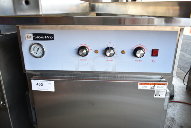 BRAND NEW SCRATCH AND DENT! 2023 Cooking Performance Group CPG SlowPro CHCT1A Stainless Steel Commercial Countertop Cook and Hold Oven. 120 Volts, 1 Phase.  - Image 4 of 6