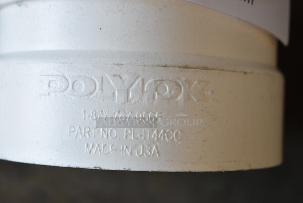 BRAND NEW SCRATCH AND DENT! Lot of 28 Polylok PL-IT44CC 4" Corrugated Pipe Adapter - Image 3 of 3