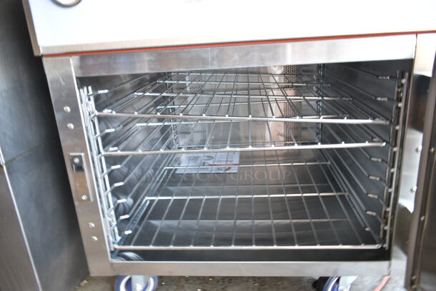 BRAND NEW SCRATCH AND DENT! 2023 Cooking Performance Group CPG SlowPro CHCT1A Stainless Steel Commercial Countertop Cook and Hold Oven. 120 Volts, 1 Phase.  - Image 5 of 6