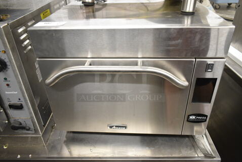 2017 Amana AXP22TLT Stainless Steel Commercial Countertop Rapid Cook Oven. 208/240 Volts, 1 Phase.