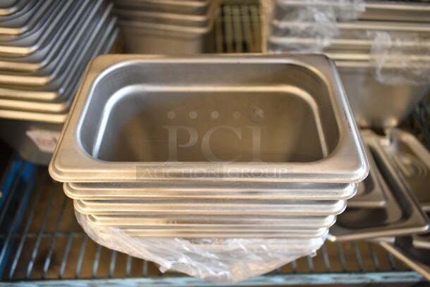 23 BRAND NEW SCRATCH AND DENT! Stainless Steel Items Including 5 4070120 Choice 1/2 Size Stainless Steel Solid Steam Table / Hotel Pan Cover, 6 4070269 Choice 1/2 Size 6" Deep Anti-Jam Stainless Steel Steam Table / Hotel Pan, 6 4070290 Choice 1/9 Size Stainless Steel Slotted Steam Table / Hotel Pan Cover, 6 4070969 Choice 1/9 Size 6" Deep Anti-Jam Stainless Steel Steam Table / Hotel Pan. 23 Times Your Bid!  - Image 11 of 12