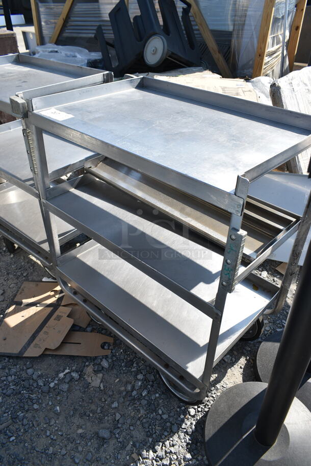 2 Metal 3 Tier Cart on Commercial Casters. 2 Times Your Bid! - Image 2 of 9