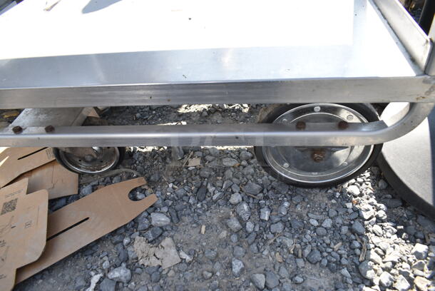 2 Metal 3 Tier Cart on Commercial Casters. 2 Times Your Bid! - Image 3 of 9
