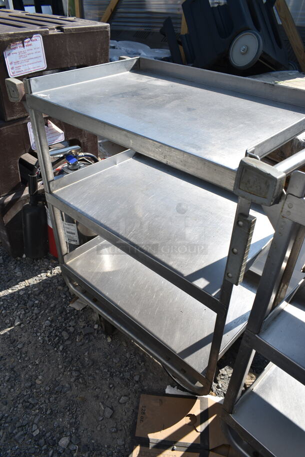 2 Metal 3 Tier Cart on Commercial Casters. 2 Times Your Bid! - Image 5 of 9