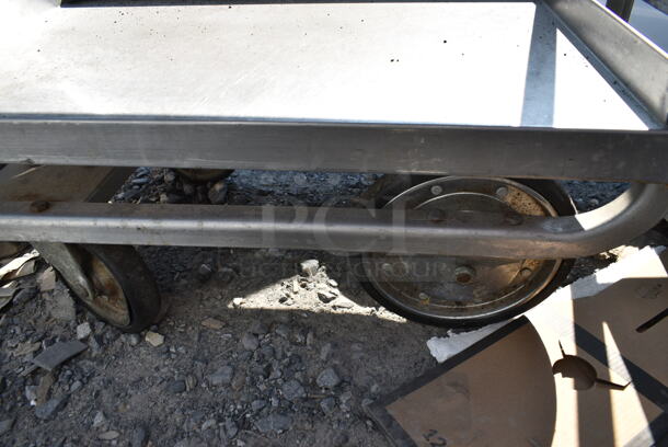 2 Metal 3 Tier Cart on Commercial Casters. 2 Times Your Bid! - Image 6 of 9