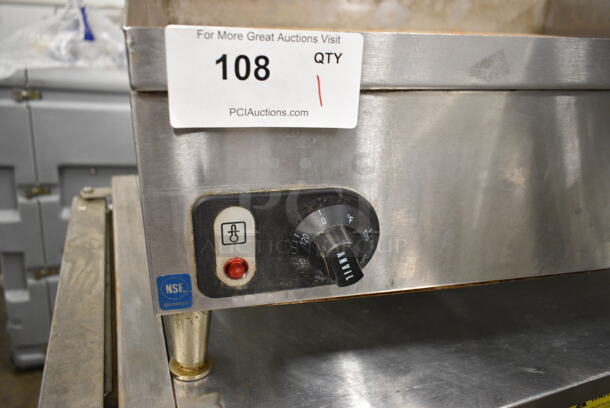 Anvil FTA 8024 Stainless Steel Commercial Countertop Electric Powered Flat Top Griddle. 220 Volts, 1 Phase. - Image 2 of 4