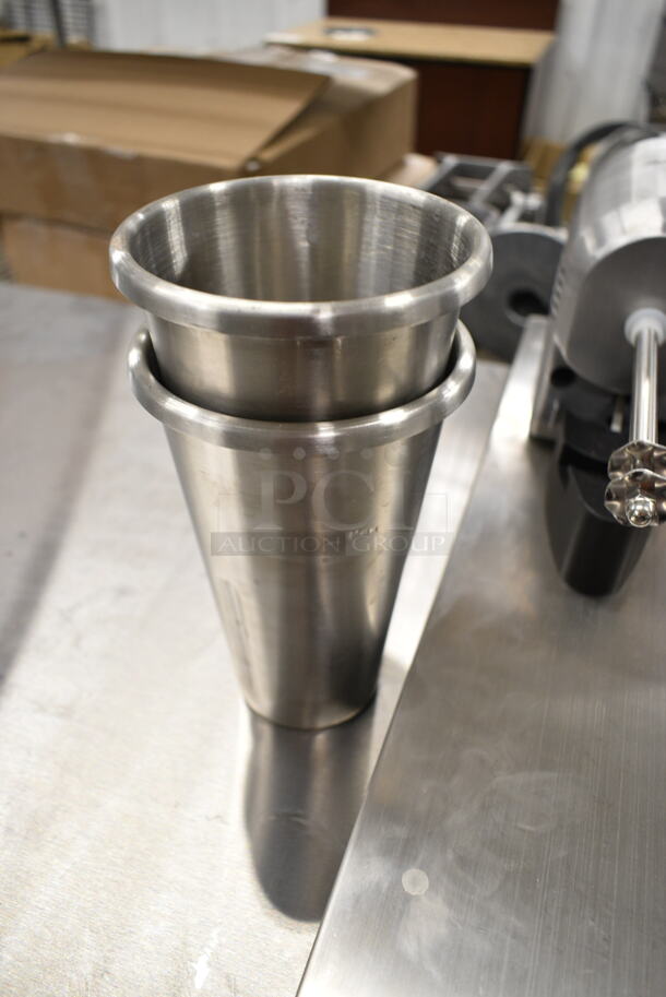 BRAND NEW SCRATCH AND DENT! AvaMix DM-B-21C Freestanding Double Spindle Drink Mixer / Milkshake Machine. See Pictures For Damage. 110-120 Volts, 1 Phase. Tested and Working! - Image 6 of 7