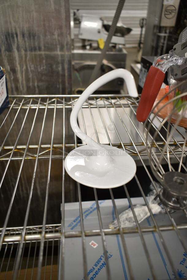 ALL ONE MONEY! Lot of Various Items Including Mixer Attachments, Dry Measuring Cups, Clear Poly Pitcher, 2 Taylor Timers. - Image 11 of 12