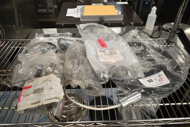 8 BRAND NEW SCRATCH AND DENT! Items Including 60143513-CL Part for Motor Assembly, 1315004864 Alto-Shaam 5004864 Stacking Hardware Kit for Cook and Hold Ovens, Holding Cabinets, and Smokers, Slicer Piece, Slicer Blade Sharpening Stone, Metal Pieces. 8 Times Your Bid! - Image 2 of 11