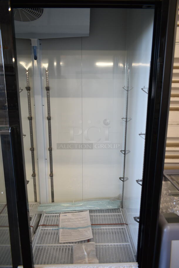 BRAND NEW SCRATCH AND DENT! 2024 KoolMore MDR-2D-GSLD Metal Commercial 2 Door Reach In Cooler Merchandiser w/ Poly Coated Racks. 115 Volts, 1 Phase. Tested and Working! - Image 7 of 11