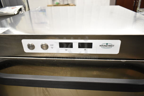 BRAND NEW SCRATCH AND DENT! 2024 Mainstreet 541HTUC30 HTUC Stainless Steel Commercial Undercounter Hi Temp High-Temperature Undercounter Dishwasher - 208/240 Volts, 1 Phase.  - Image 4 of 12