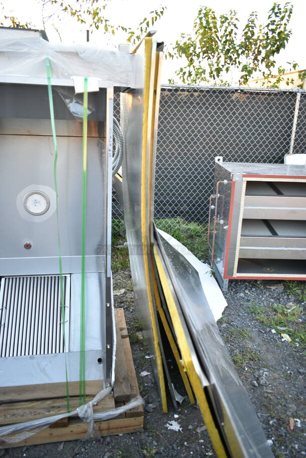 BRAND NEW! 10.5' CaptiveAire 6024 ND-2 Stainless Steel Commercial Grease Hood w/ Filters and Lights.  - Image 4 of 9