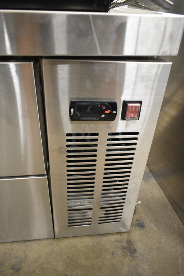 BRAND NEW SCRATCH AND DENT! 2022 Avantco 178CBE52HC Stainless Steel Commercial 2 Drawer Chef Base w/ Commercial Casters. 115 Volts, 1 Phase. Tested and Working! - Image 4 of 8