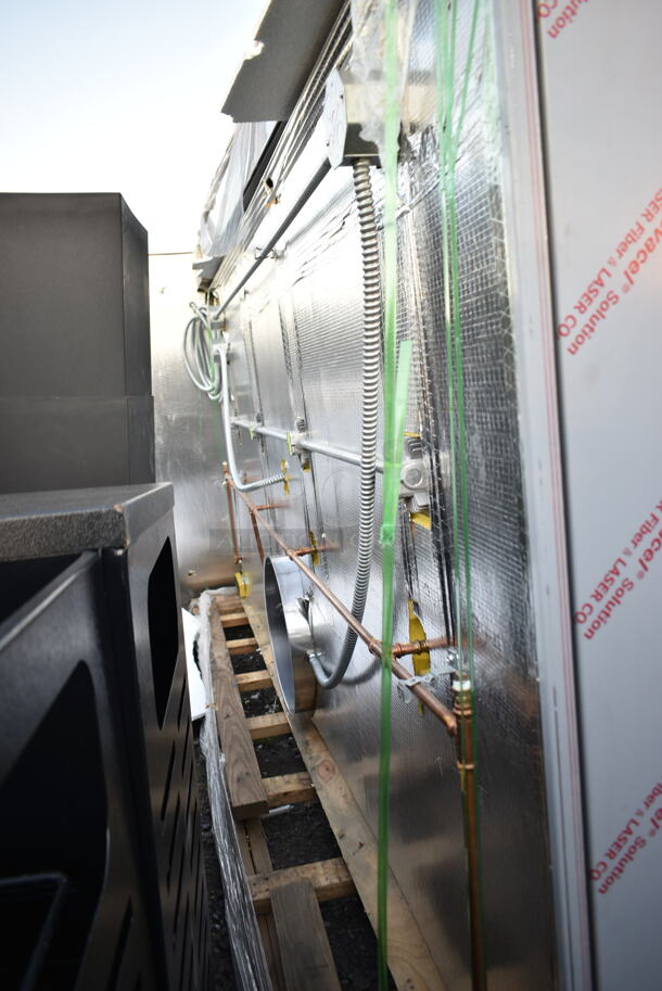 BRAND NEW! 10.5' CaptiveAire 6024 ND-2 Stainless Steel Commercial Grease Hood w/ Filters and Lights.  - Image 8 of 9