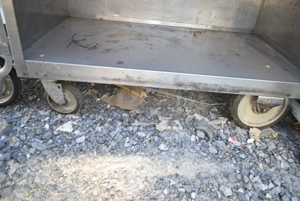 Stainless Steel 3 Tier Cart on Commercial Casters.  - Image 3 of 4