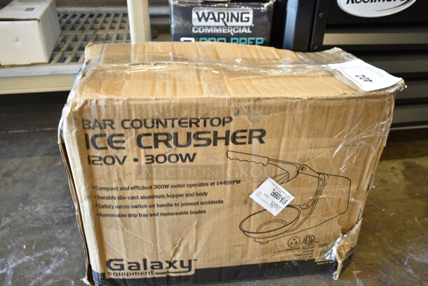 BRAND NEW SCRATCH AND DENT! Galaxy 177CTIC300 Countertop Ice Crusher. 120 Volts, 1 Phase. Tested and Working! - Image 2 of 3