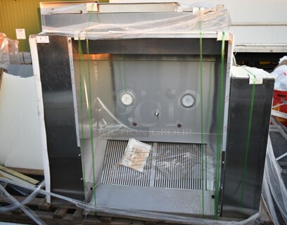 BRAND NEW! 6' CaptiveAire 6024 ND-2 Stainless Steel Commercial SELF CONTAINED Grease Hood w/ Filters and Light. 