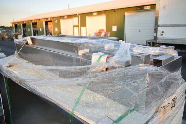 BRAND NEW! 6' CaptiveAire 6024 ND-2 Stainless Steel Commercial SELF CONTAINED Grease Hood w/ Filters and Light.  - Image 3 of 12
